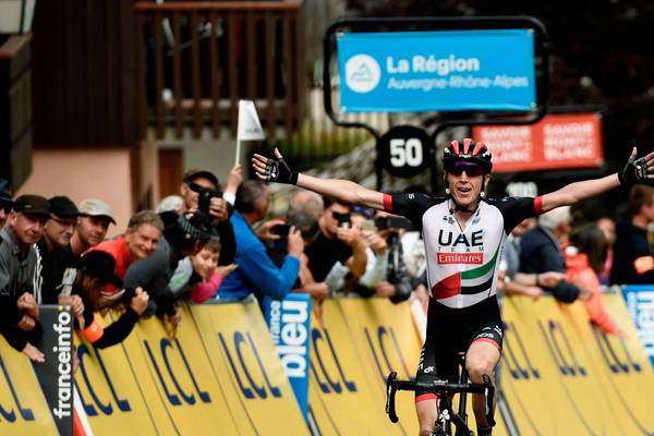 Ireland’s Dan Martin wins stage five of Criterium du Dauphine
