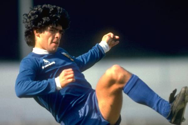 The day a 20-year-old Maradona led a League of Ireland XI a merry dance