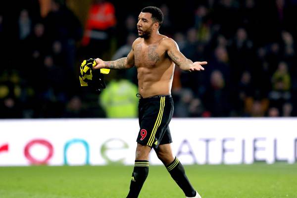 Watford baffled by Troy Deeney red card in Arsenal defeat