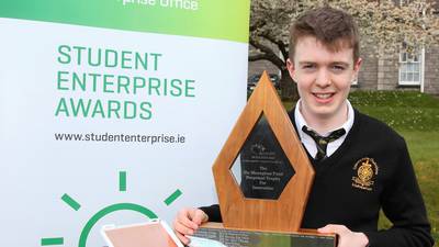 Antimicrobial case to store masks wins student (16) national enterprise award