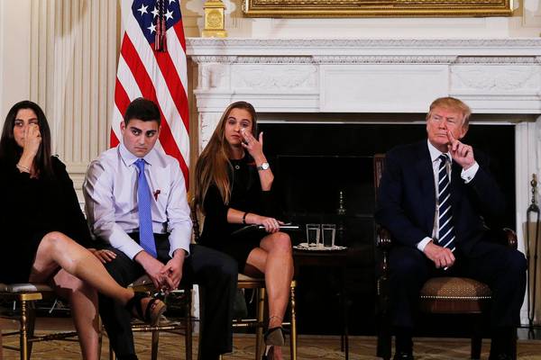 Trump says arming teachers could prevent school massacres