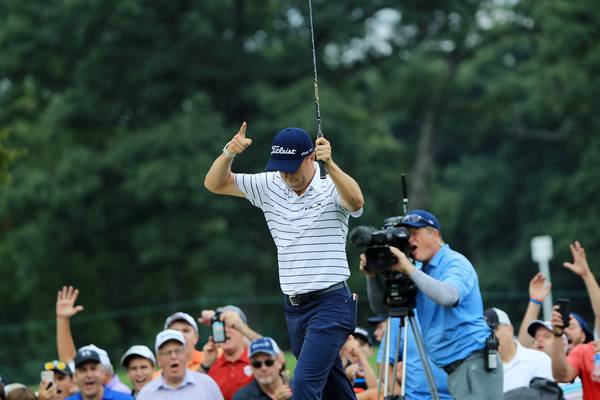 Justin Thomas enjoys ‘one of those freaky days in the zone’ with record 61