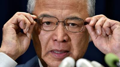 Japan’s economy minister resigns over money scandal
