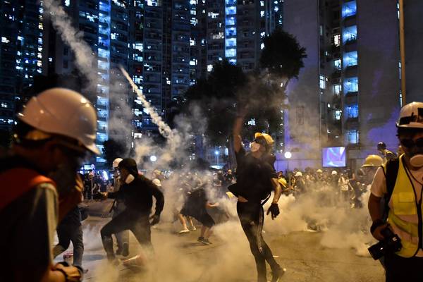 Strikes plunge Hong Kong into chaos as leader refuses to step down