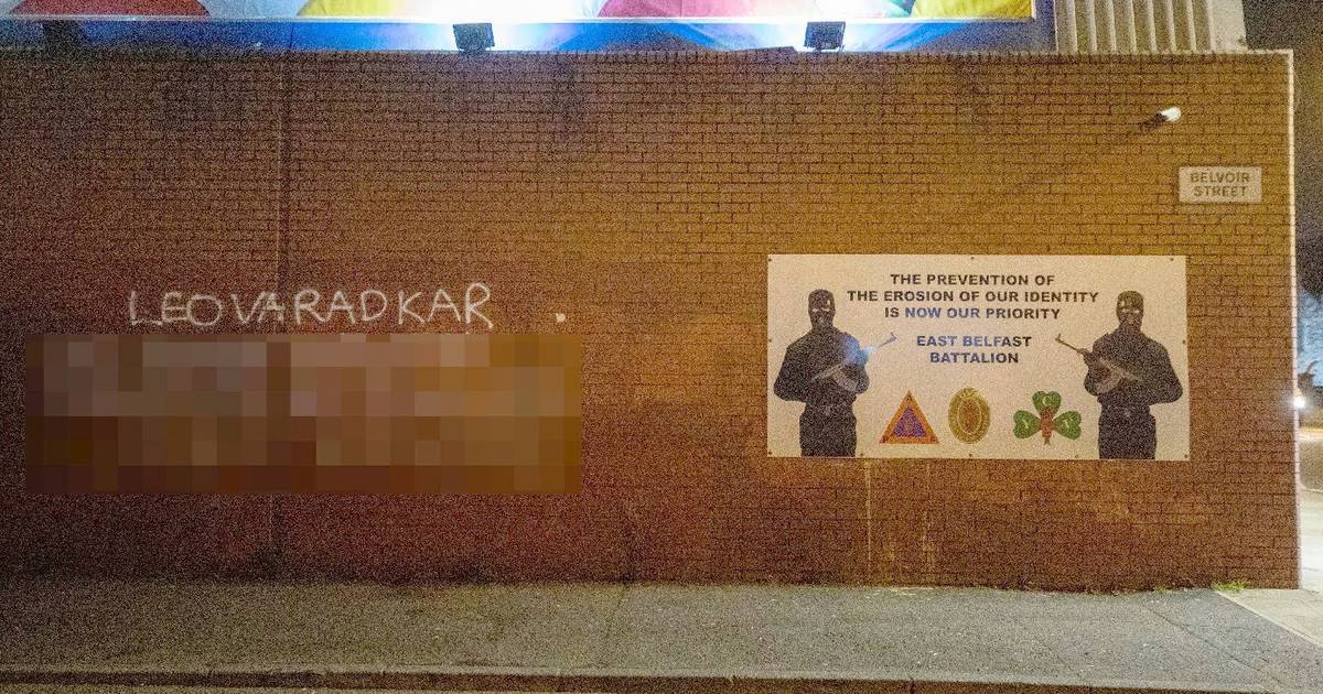Varadkars Address Daubed On Belfast Wall In Latest Graffiti Threat The Irish Times