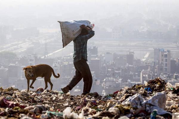 New Delhi rubbish heap set to exceed the height of Taj Mahal