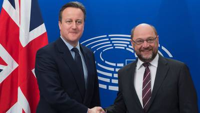 European Parliament president warns UK that support not guaranteed