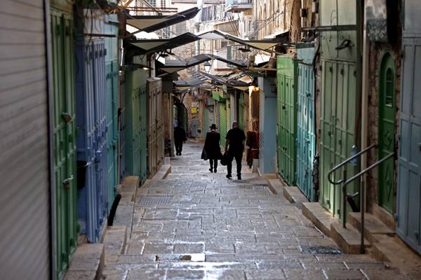 Jerusalem’s Old City now resembles a ghost town