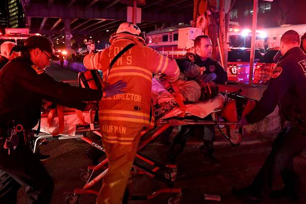 Five passengers die after helicopter crashes in New York river