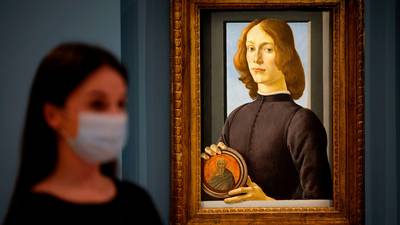 Rare Botticelli portrait sells for $92m in New York