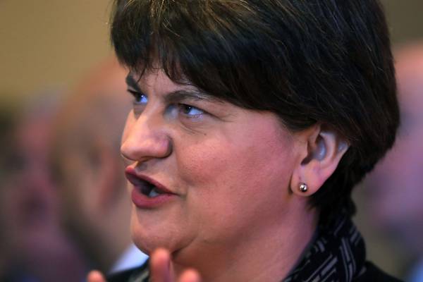 Arlene Foster says Barry McElduff was not fit for public office