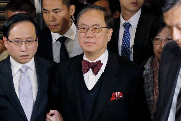 Former Hong Kong leader found guilty of corruption