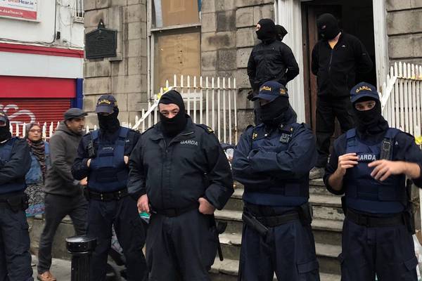 Use of ‘hoods’ at housing protest ‘not correct’ – Garda Commissioner