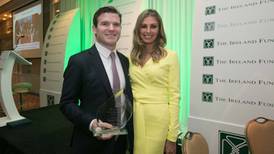Gordon D’Arcy honoured for  charity work at  Ireland Fund dinner
