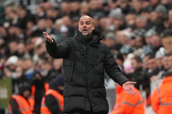 Pep Guardiola hits out at Uefa president after comments on Manchester City’s overturned European ban