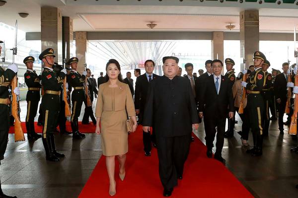 Kim Jong-un’s rarely-seen wife makes her mark in China