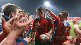 Munster celebrate going top as Donncha O’Callaghan celebrates a record 241st cap