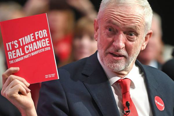 Corbyn launches Labour’s most leftwing manifesto in generation