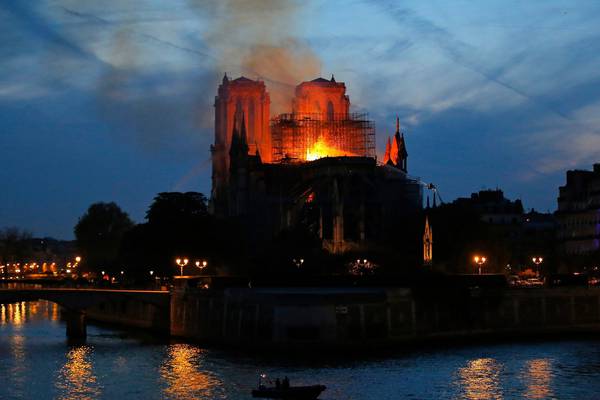 France sees Notre-Dame fire as a parable for Covid-19 pandemic