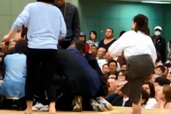 Japan faces fresh sumo row over ‘unclean’ female medics