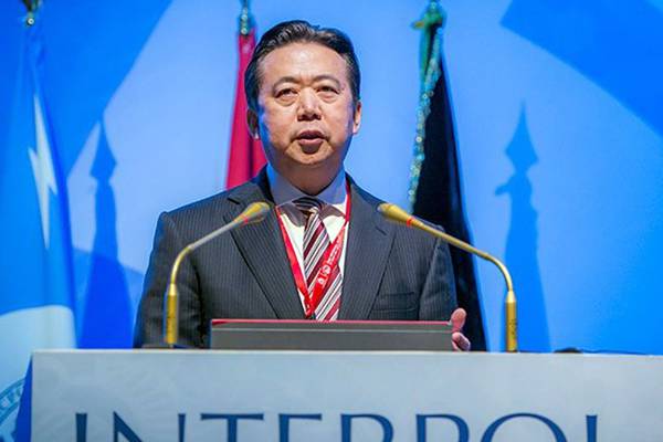 Interpol head reported missing after trip home to China