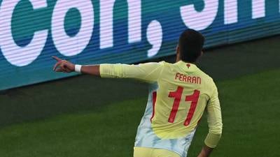 Ferran Torres’ first-half strike earns second-string Spain victory against Albania 