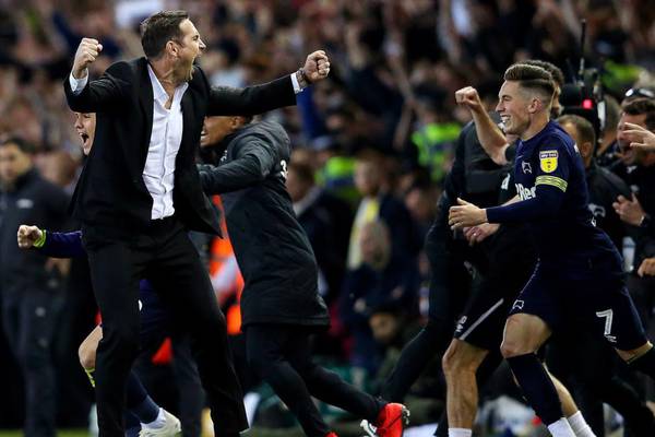 Derby break Leeds hearts with stunning playoff comeback