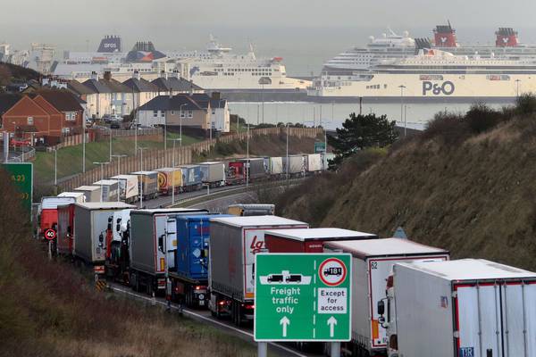 Irish concerns over delays at ports: ‘If it is bad now, it will be standstill in January’