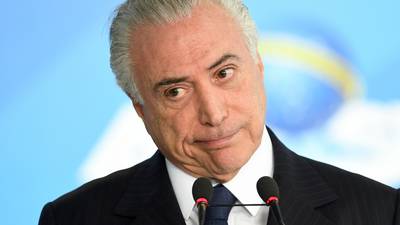 Brazil’s president Michel Temer charged with corruption