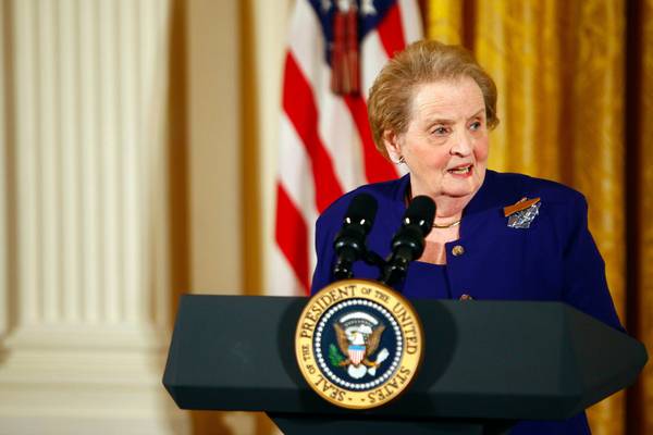 Madeleine Albright has died at the age of 84