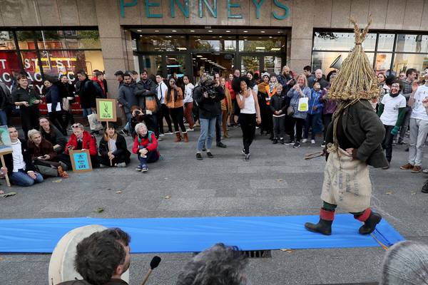 Extinction Rebellion protesters storm Penneys and Brown Thomas