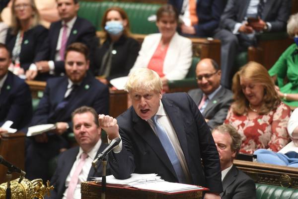 Tory revolt curbed as Johnson’s £12bn tax deal passed