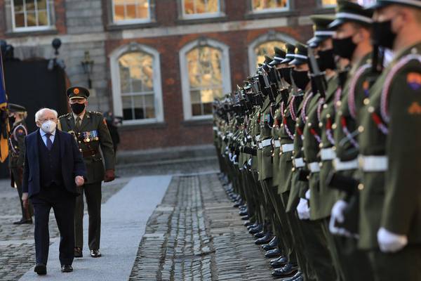 Miriam Lord: Colourful handover ceremony restores dignity to Dublin Castle