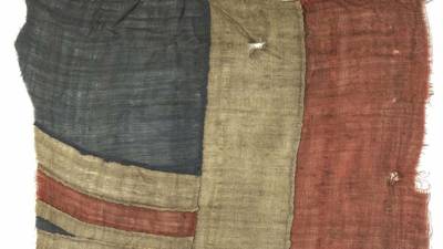 Fragment of Union flag from the Battle of Trafalgar makes £297,000 in Sotheby’s
