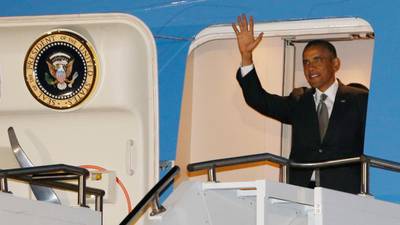 Obama arrives in South Africa on state visit