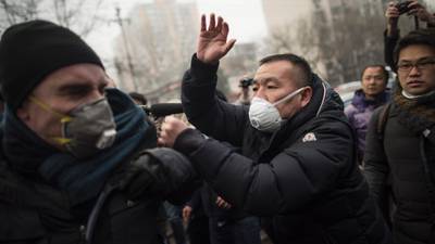 Scuffles at trial of China rights lawyer Pu Zhiqiang