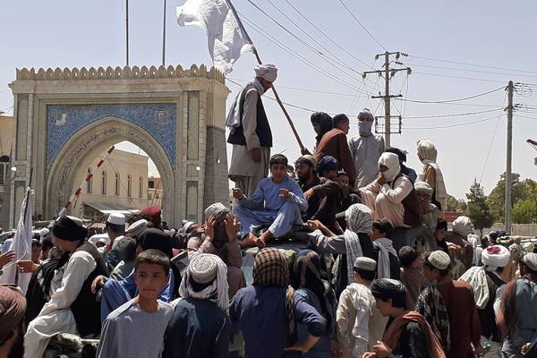Taliban seize Afghanistan’s second city as Nato allies meet
