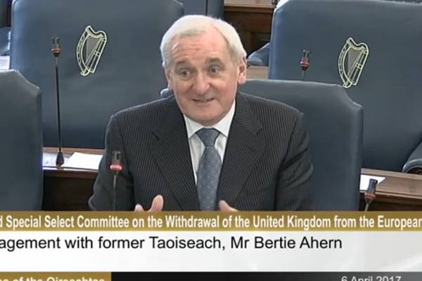 Bertie Ahern:  Ireland is entitled to  negotiate with UK on Brexit