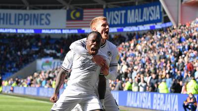 Michael Obafemi double helps Swansea make derby history
