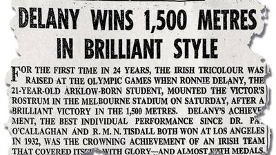 From the Archives: Delany wins 1,500 metres in brilliant style
