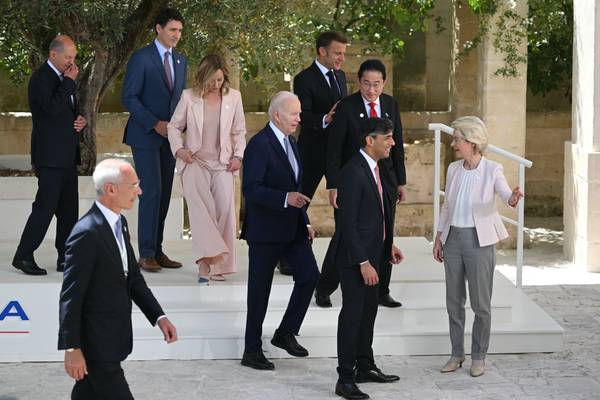 G7 leaders to agree deal to use interest from Russian assets for Ukraine