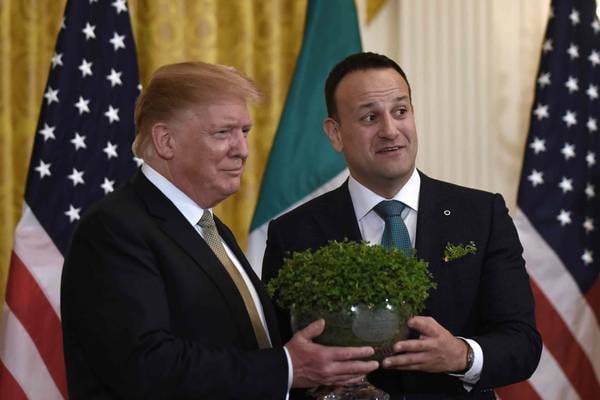 Miriam Lord: Will Donald touch the shamrock bowl if Leo has touched it first?