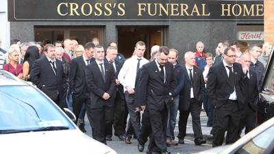 Hundreds attend Jason Corbett removal in Limerick