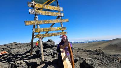 Irish woman successfully summits Mount Kilimanjaro with a harp