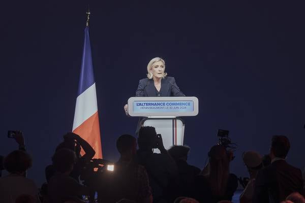 Far-right National Party leads in first round of French parliamentary elections, projections show