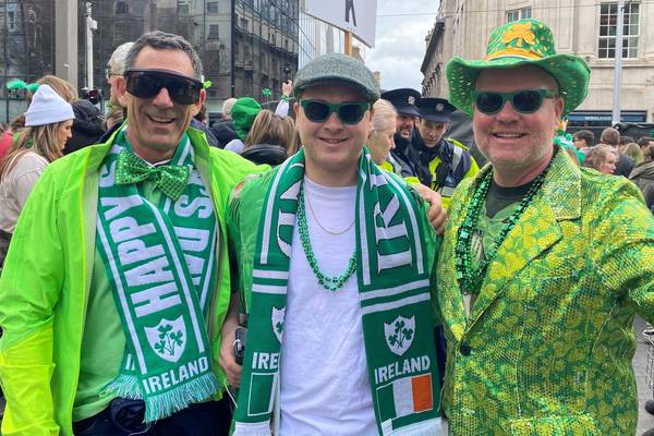 ‘The Guinness is great’ – Thousands pack into Dublin city for St Patrick’s Day parade