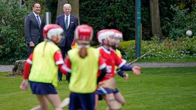 Girl who almost hit Joe Biden with a sliotar says ‘it was such a bad shot’