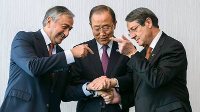 Cyprus peace talks at ‘critical juncture’, says UN head Ban Ki-moon