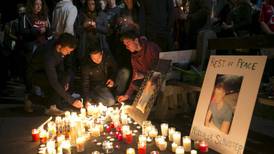 Friends of victims and J1 visa students in Berkeley hold vigil
