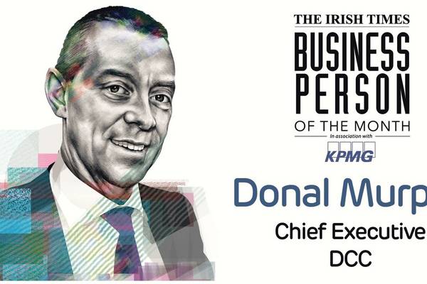 The Irish Times Business Person of the month: Donal Murphy